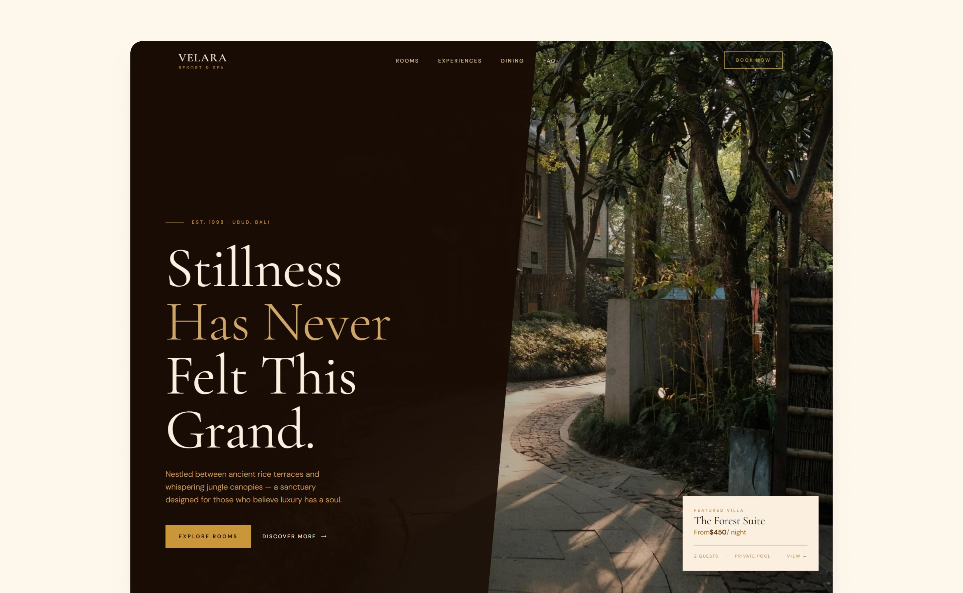 Velara mockup