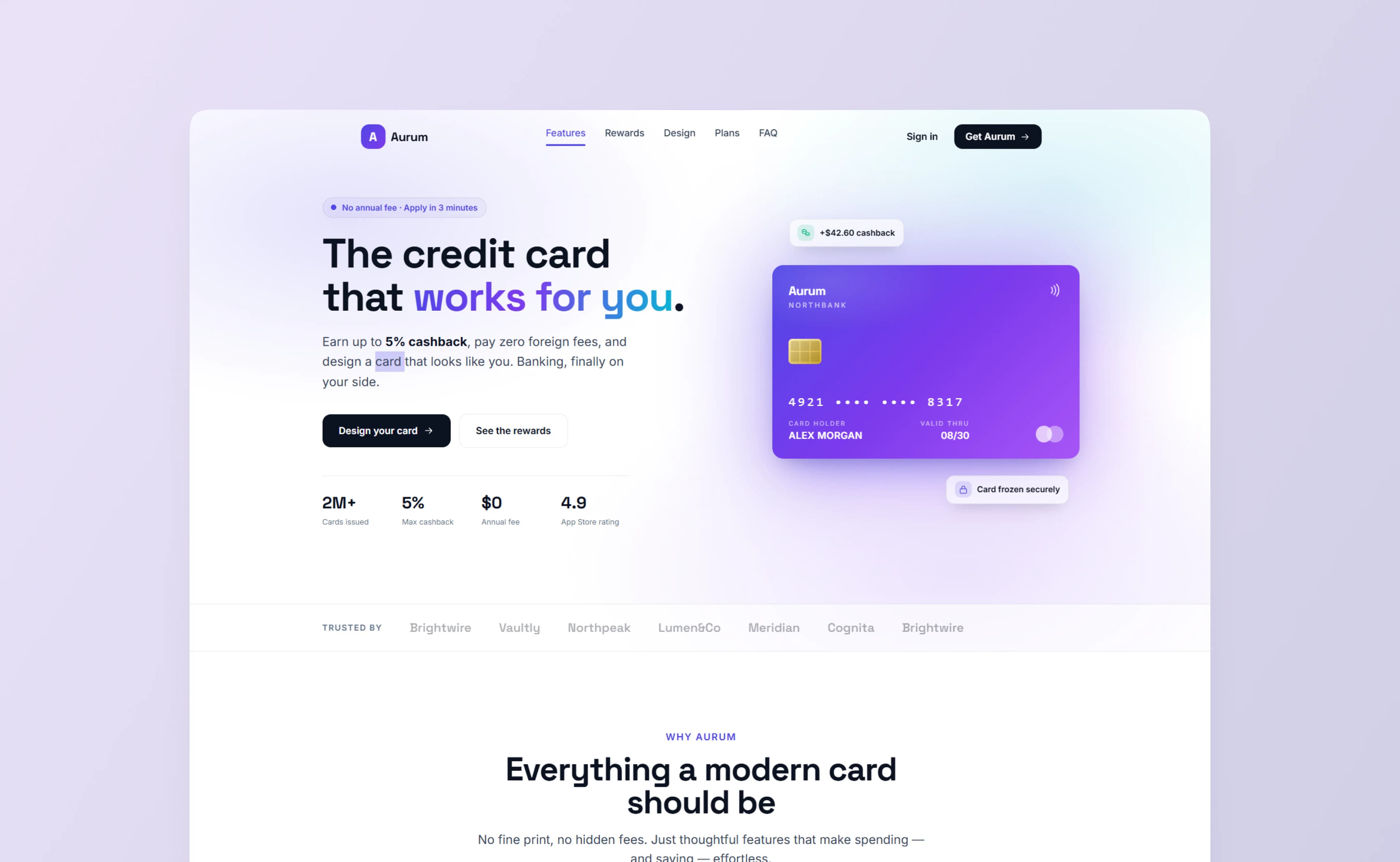 AURUM mockup