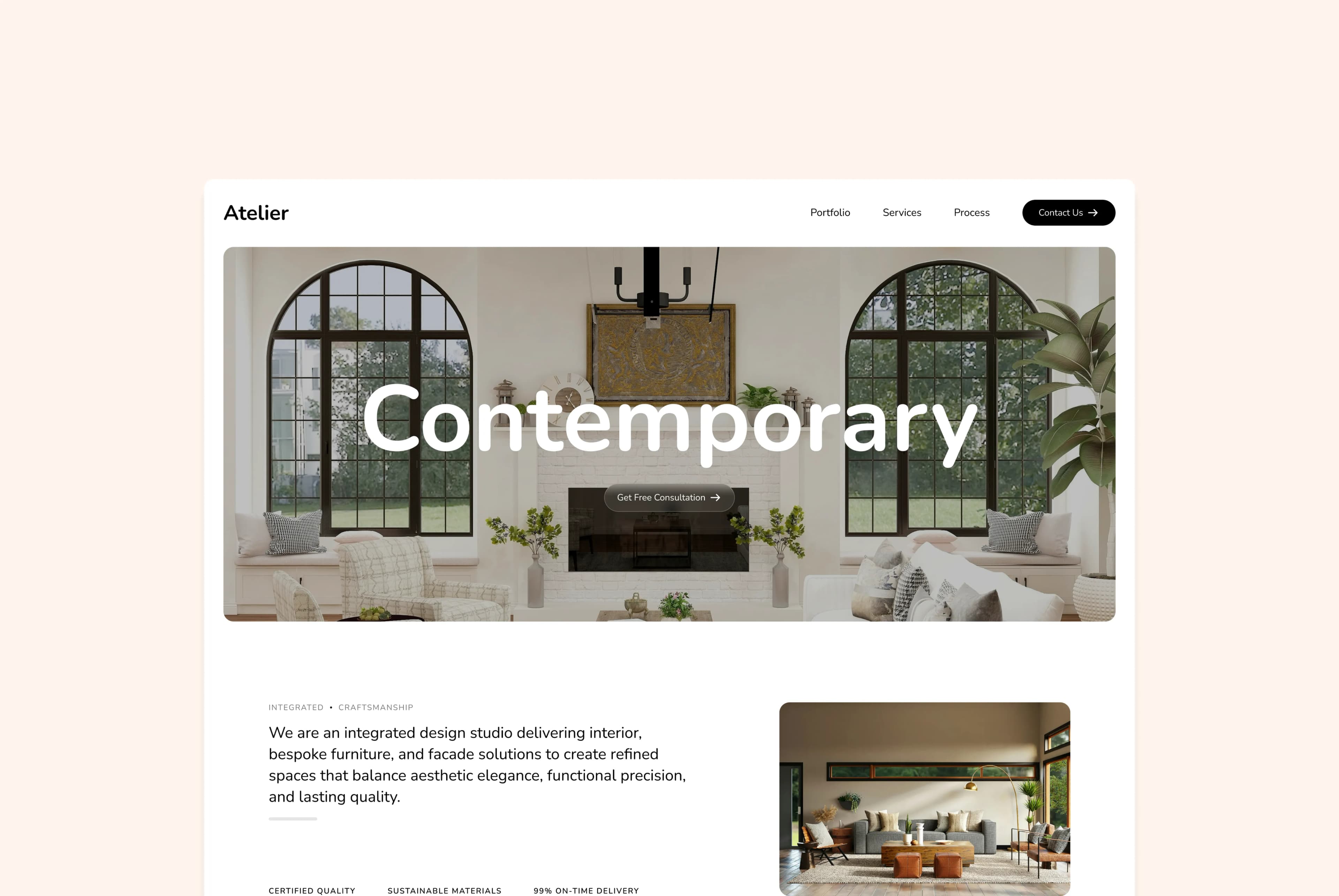 Atelier mockup