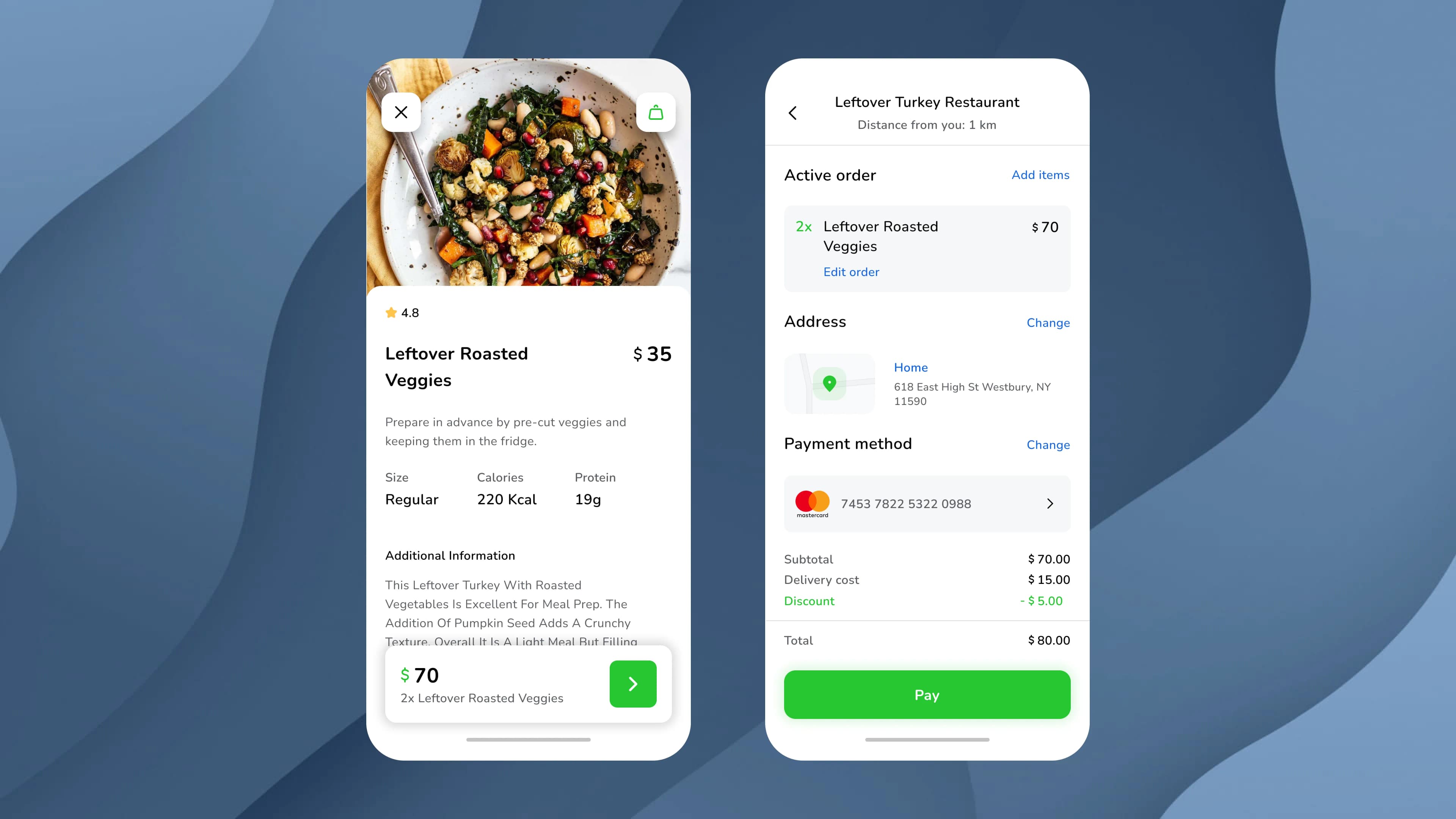 Leftover Food Thumbnail Mockup