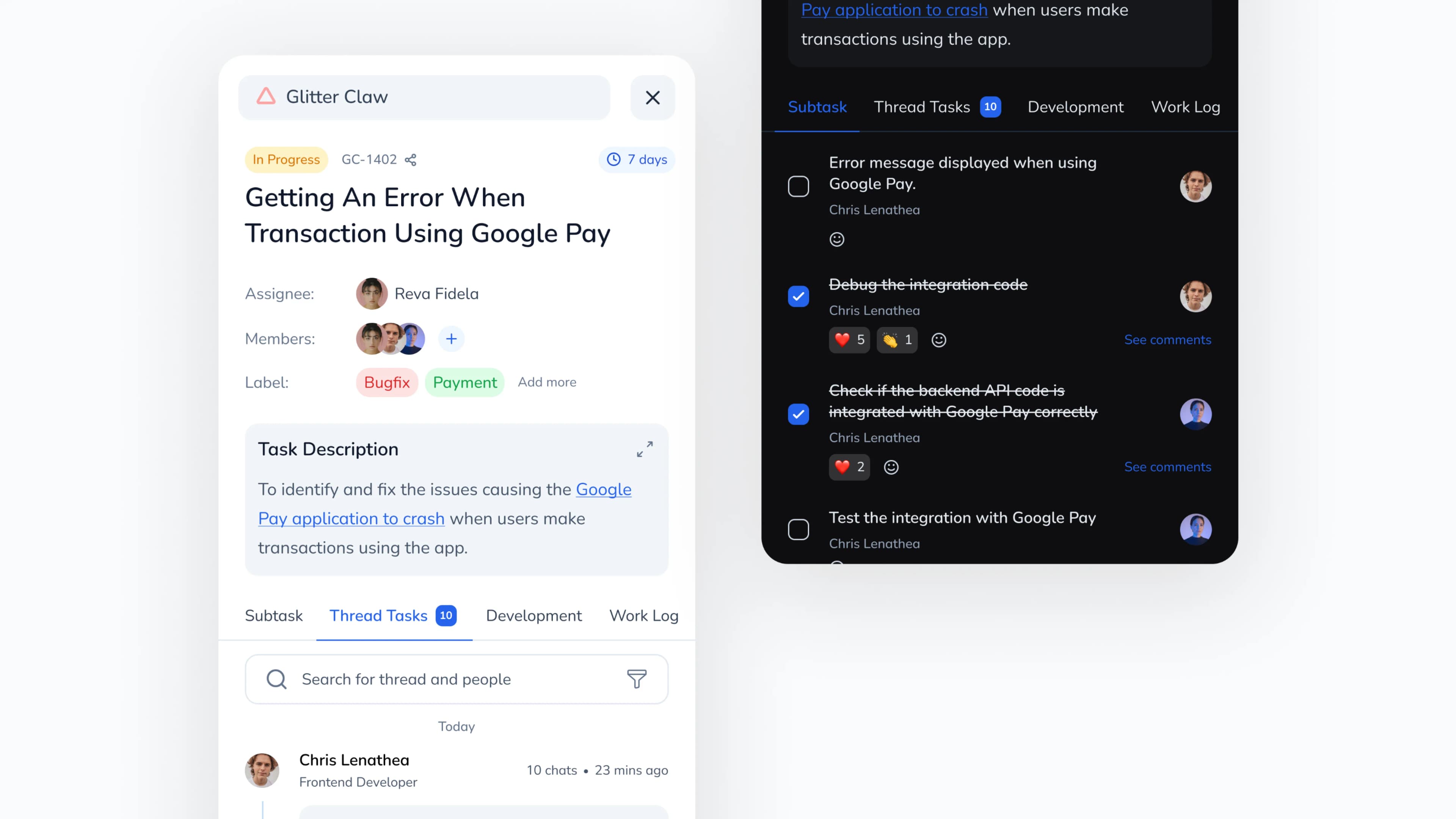 Kanban Mobile Board Thumbnail Mockup