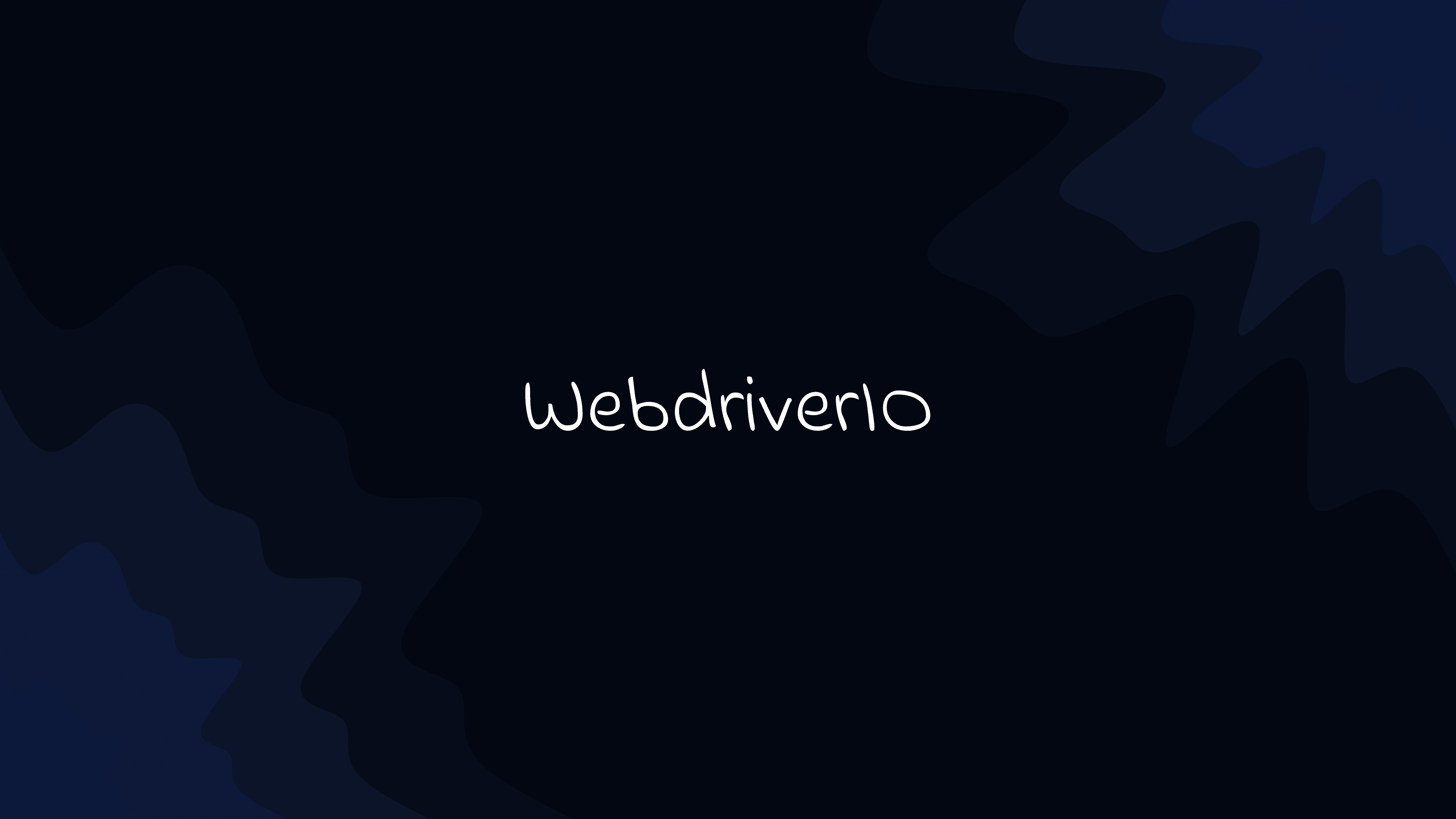 E2E Test Automation with WebdriverIO