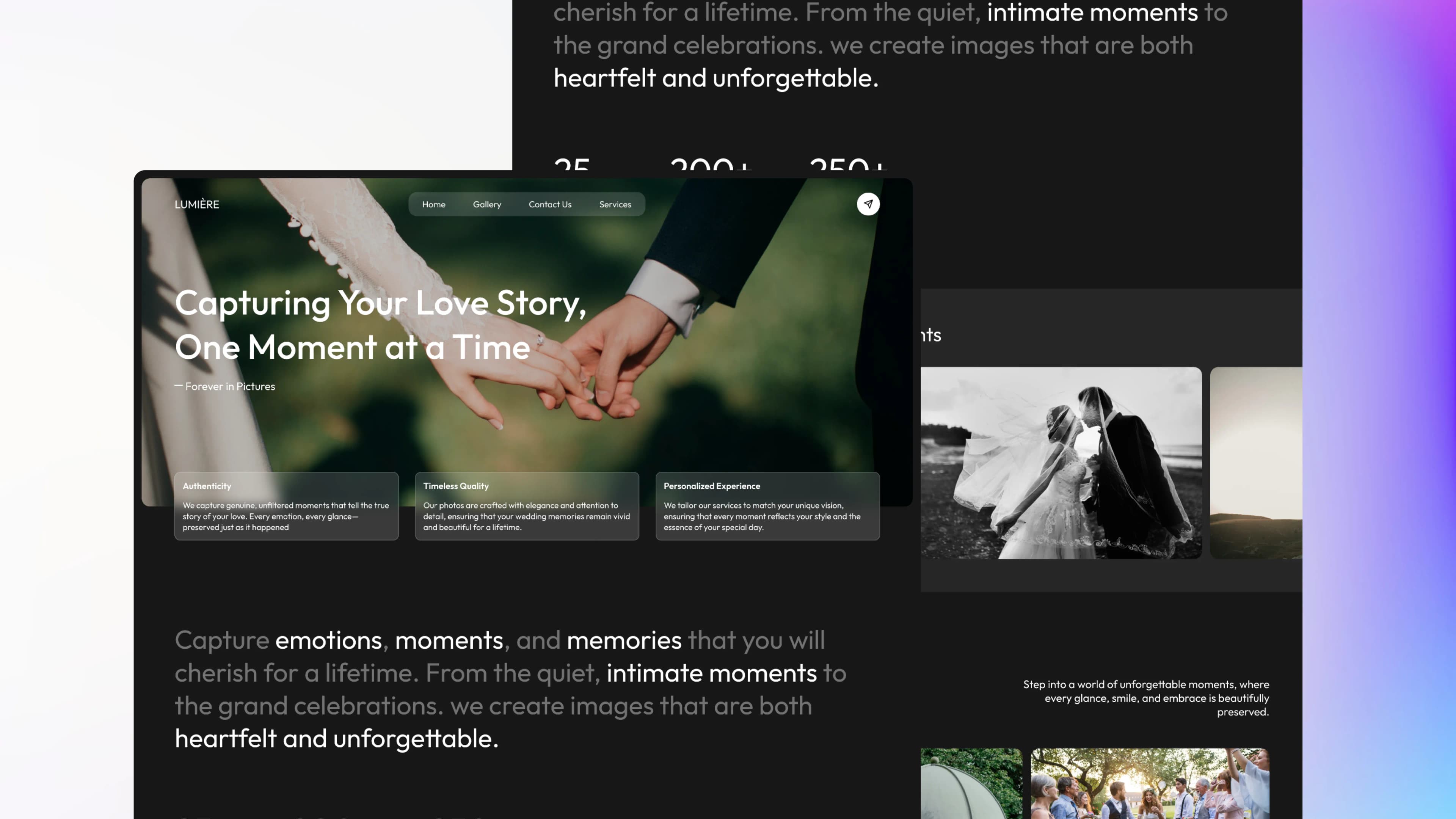 Wedding Photography Website Thumbnail
